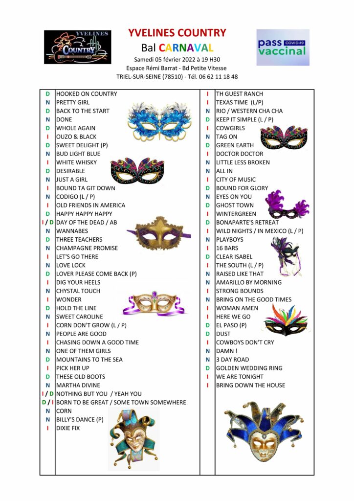 2022-02-05 Bal Carnaval Triel Playlist